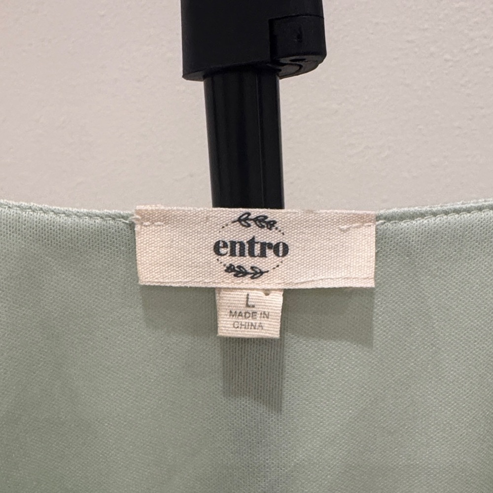 entro Sage Green Wrap-Style Bodysuit - Picture 2 of 2